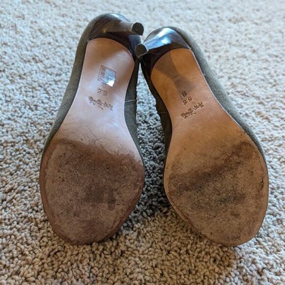 Coach Olie Open Toe Booties Women's 5.5 Career Office Preppy - Picture 5 of 8